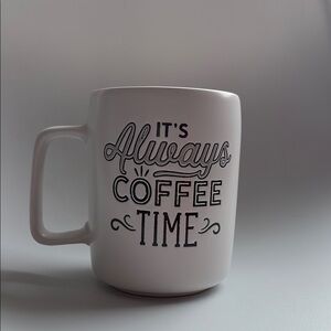 COPY - White Coffee Mug with Black Text